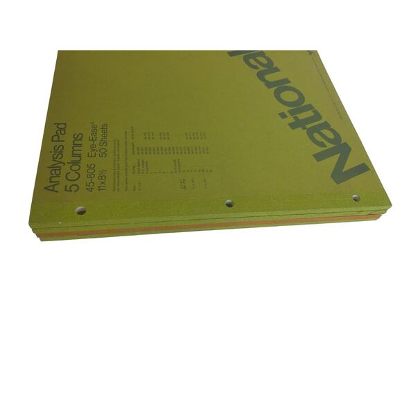 Vintage National Pads Site Ease Analysis 5 And 6 Column New SET OF 4 - Picture 4 of 6